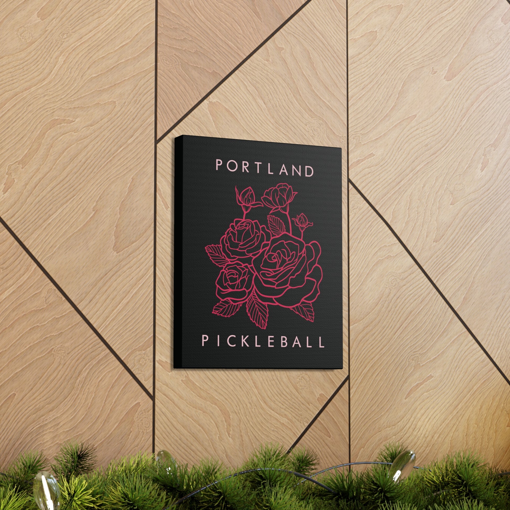 PKLme Pickleball Gallery Wrap Canvas Art Print - Portland PDX - PNW