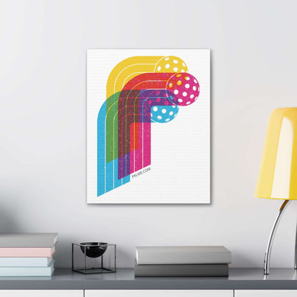 PKLme Pickleball Gallery Wrap Canvas Art Print - Riso