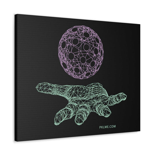 PKLme Pickleball Gallery Wrap Canvas Art Print - Geometric