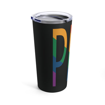 PKLme 20oz. Pickleball Travel Cup - Insulated stainless steel travel tumbler - Pride