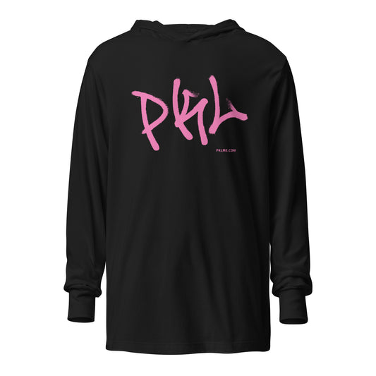 PKLme Unisex Lightweight Triblend Pickleball Warmup Hoodie - PKL - Graffiti