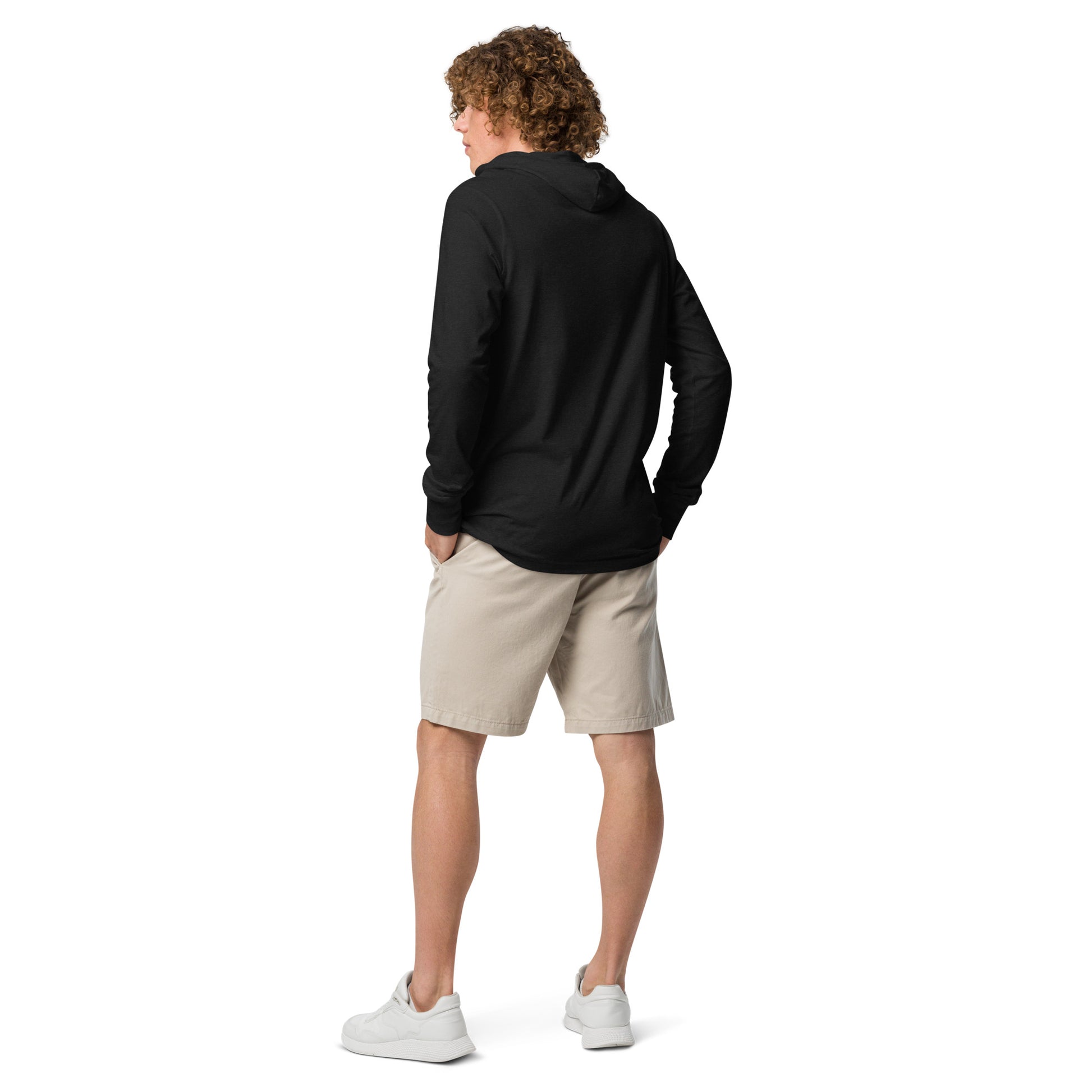 PKLme Unisex Lightweight Triblend Pickleball Warmup Hoodie - PKL - Black on Black Design