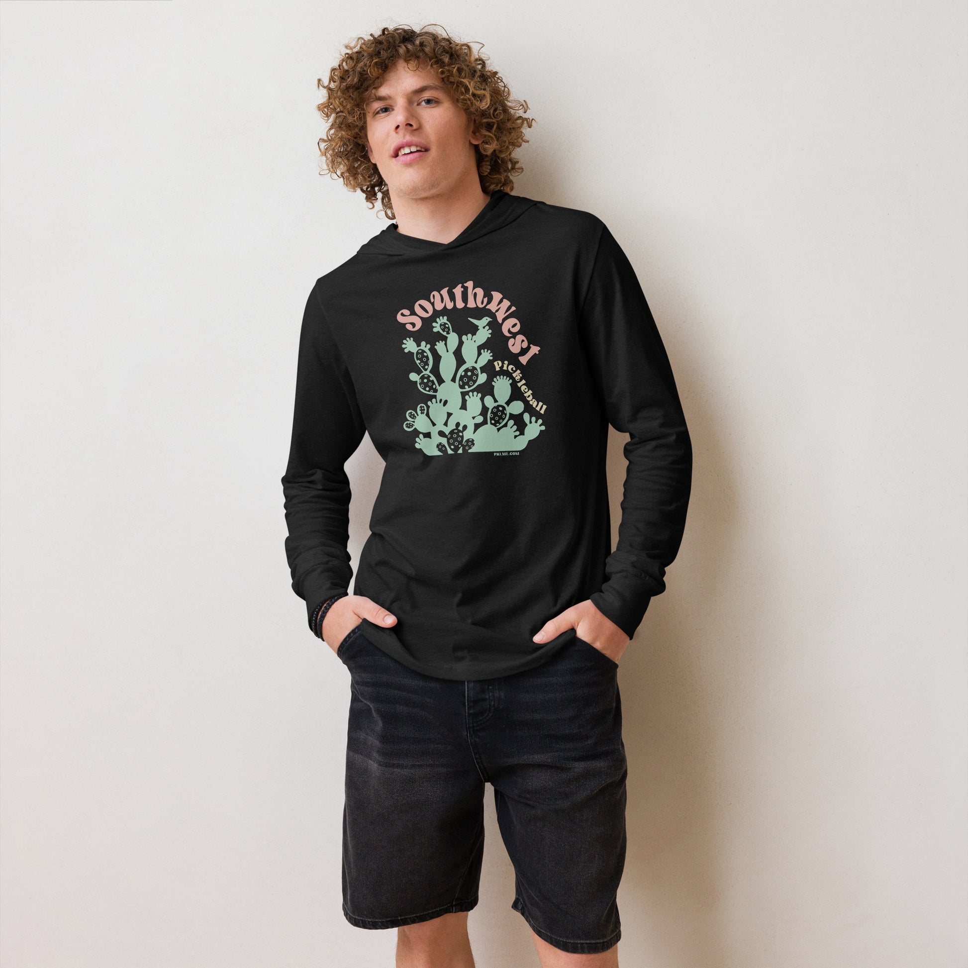 PKLme Unisex Lightweight Triblend Pickleball Warmup Hoodie - Southwest