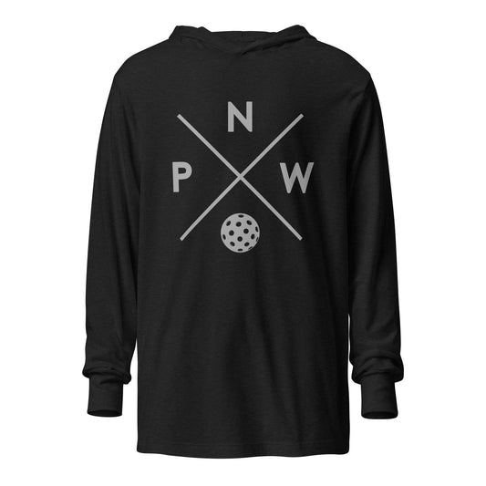 PKLme Unisex Lightweight Triblend Pickleball Warmup Hoodie - PNW