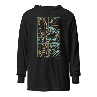 PKLme Unisex Lightweight Triblend Pickleball Warmup Hoodie - Southwest