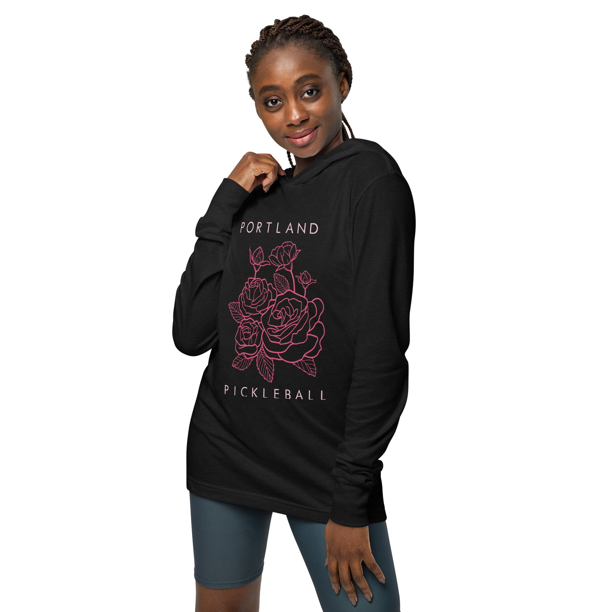 PKLme Unisex Lightweight Triblend Pickleball Warmup Hoodie - Portland