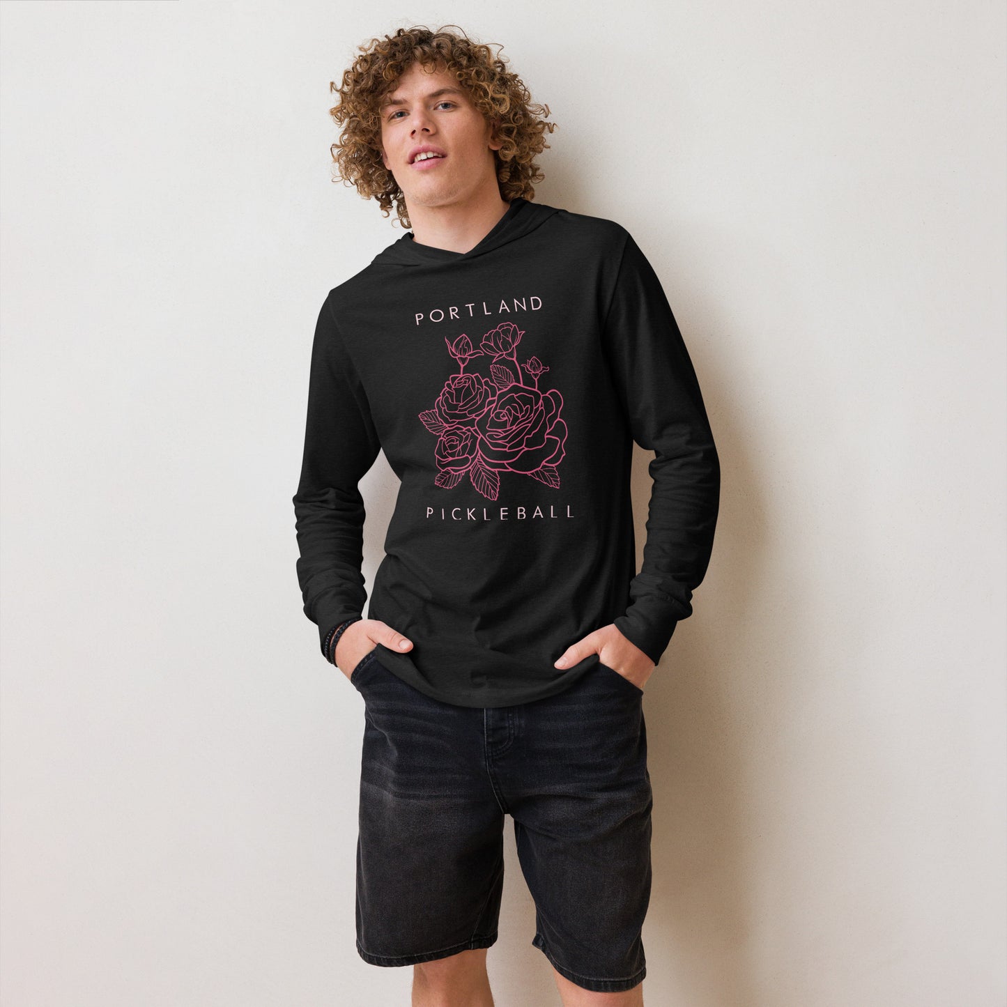 PKLme Unisex Lightweight Triblend Pickleball Warmup Hoodie - Portland