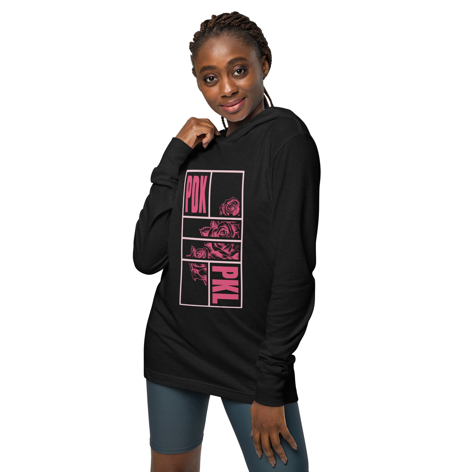 PKLme Unisex Lightweight Triblend Pickleball Warmup Hoodie - Portland