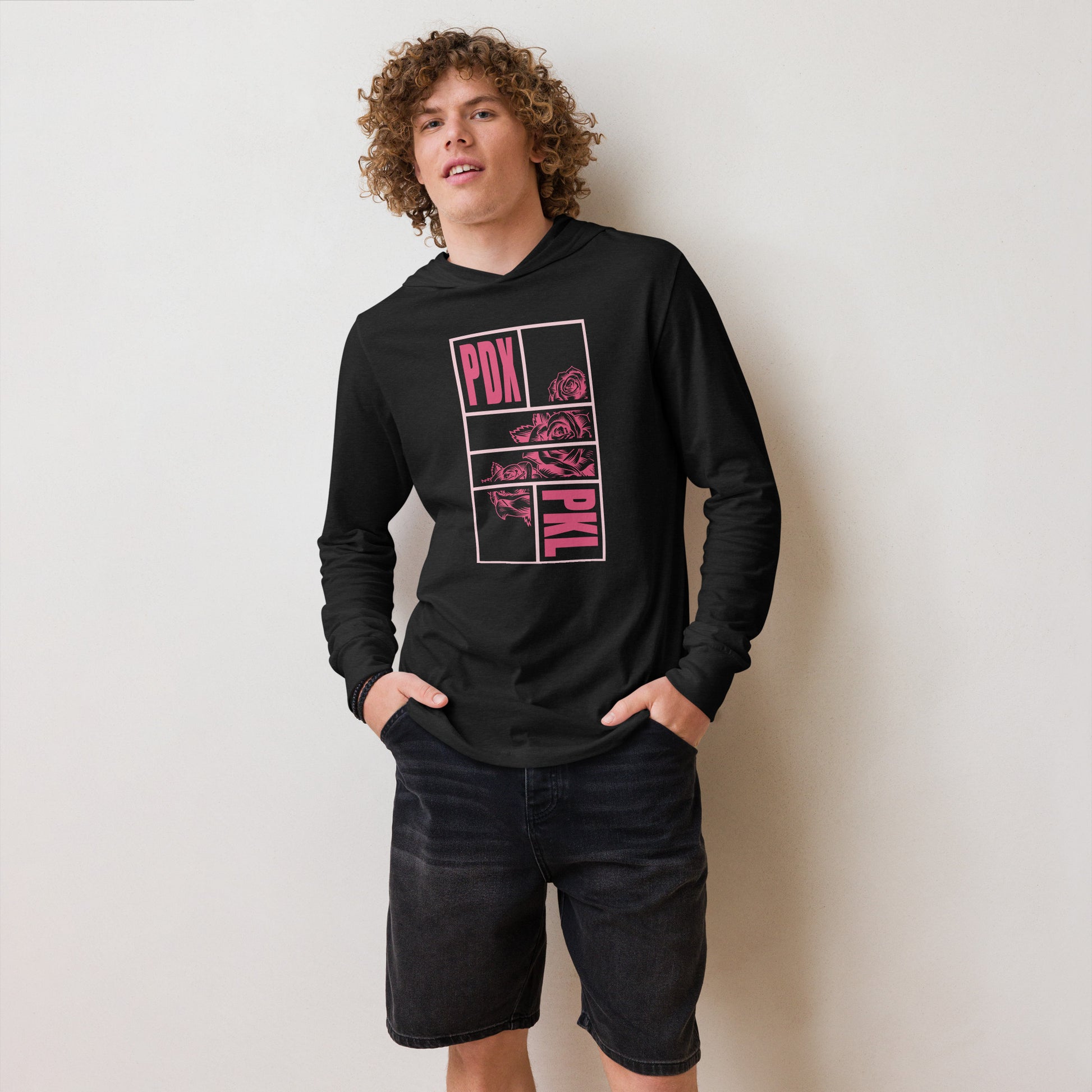 PKLme Unisex Lightweight Triblend Pickleball Warmup Hoodie - Portland