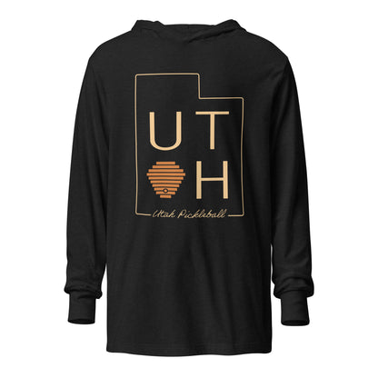 Hooded long-sleeve tee