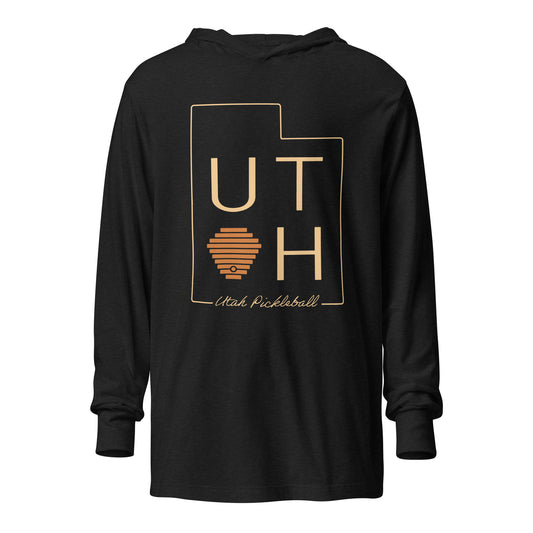 Hooded long-sleeve tee