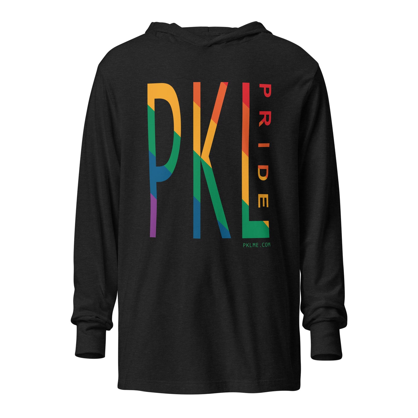PKLme Unisex Lightweight Triblend Pickleball Warmup Hoodie - Pride