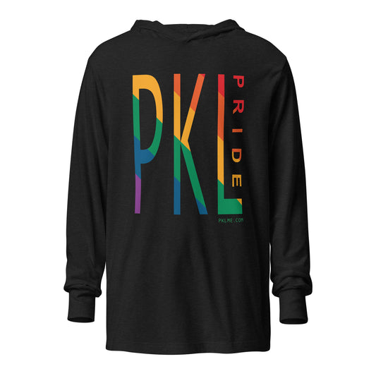 PKLme Unisex Lightweight Triblend Pickleball Warmup Hoodie - Pride