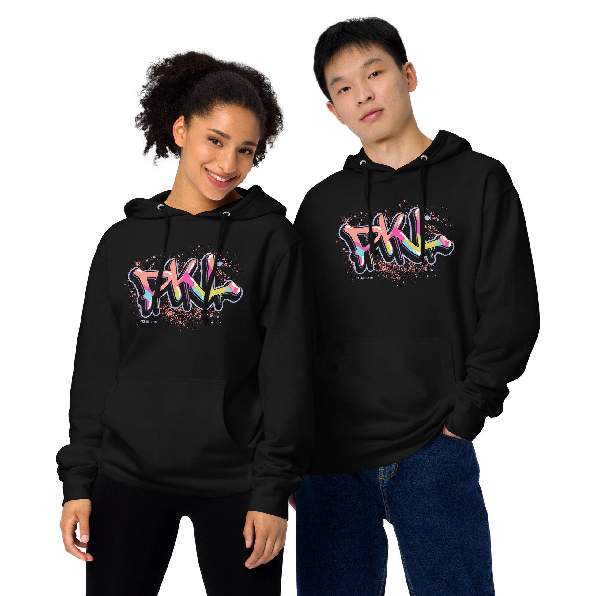PKLme Unisex Midweight Pickleball Hoodie – Independent Trading Company - Grafitti - PKL