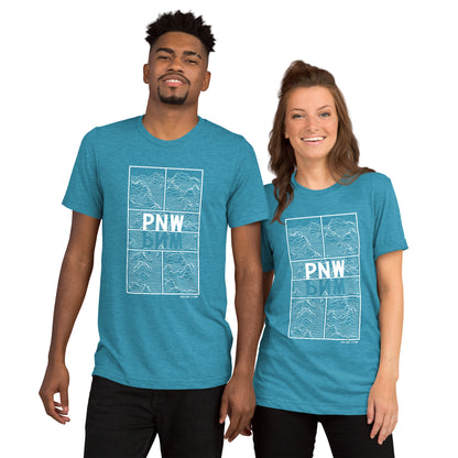 PKLme Unisex Triblend Pickleball Shirt - PNW