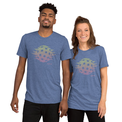 PKLme Unisex Triblend Pickleball Shirt - Artsy