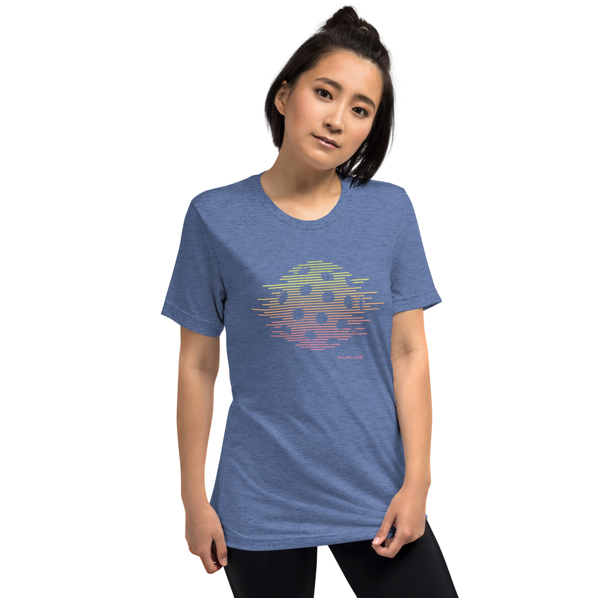 PKLme Unisex Triblend Pickleball Shirt - Artsy
