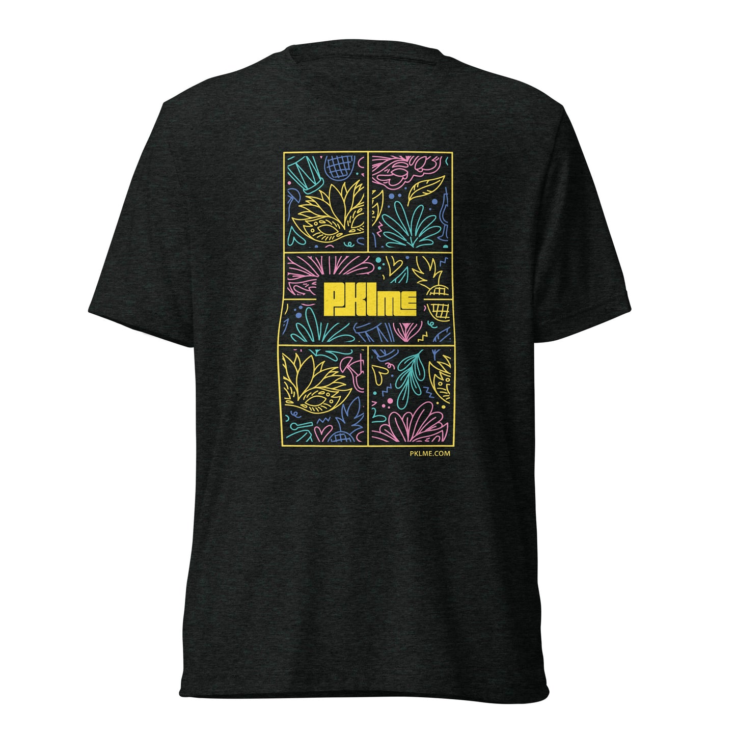 PKLme Unisex Triblend Pickleball Shirt - Court Series