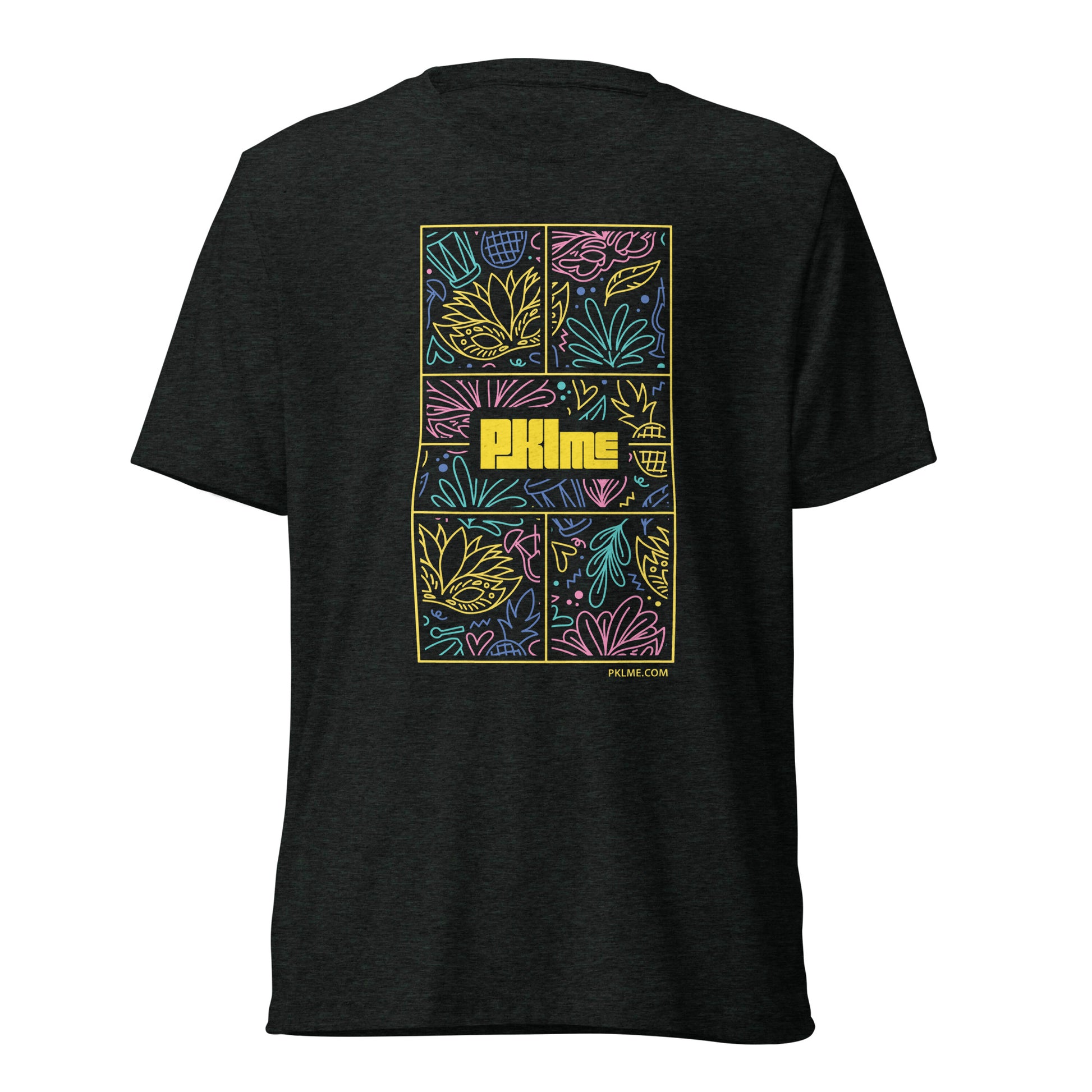 PKLme Unisex Triblend Pickleball Shirt - Court Series