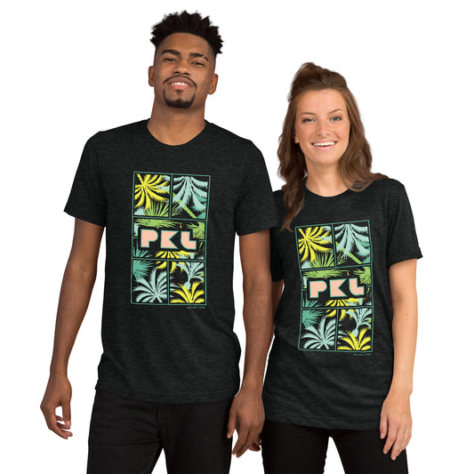 PKLme Unisex Triblend Pickleball Shirt - Court Series