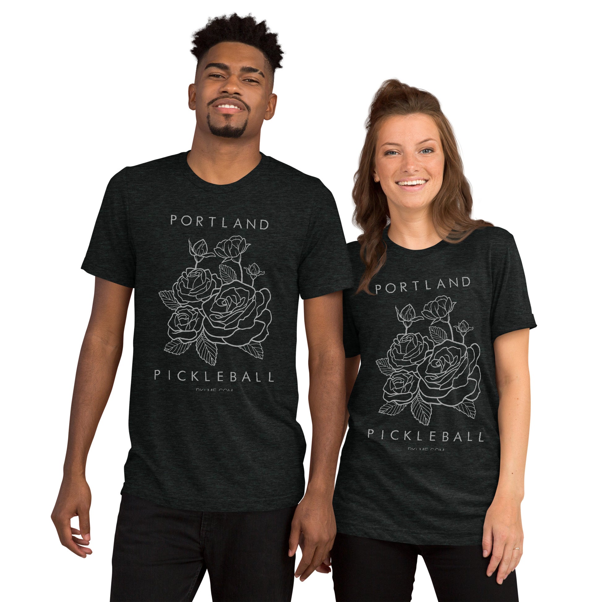 PKLme Unisex Triblend Pickleball Shirt - PNW - Portland