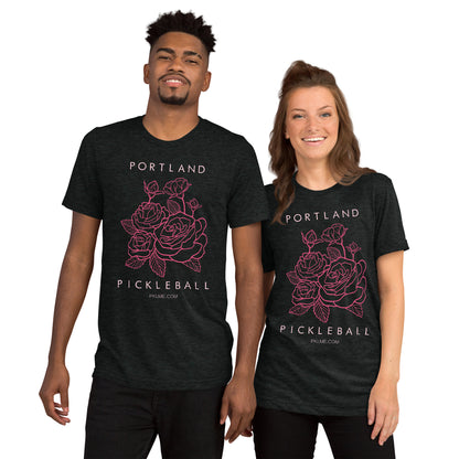 PKLme Unisex Triblend Pickleball Shirt - PNW - Portland