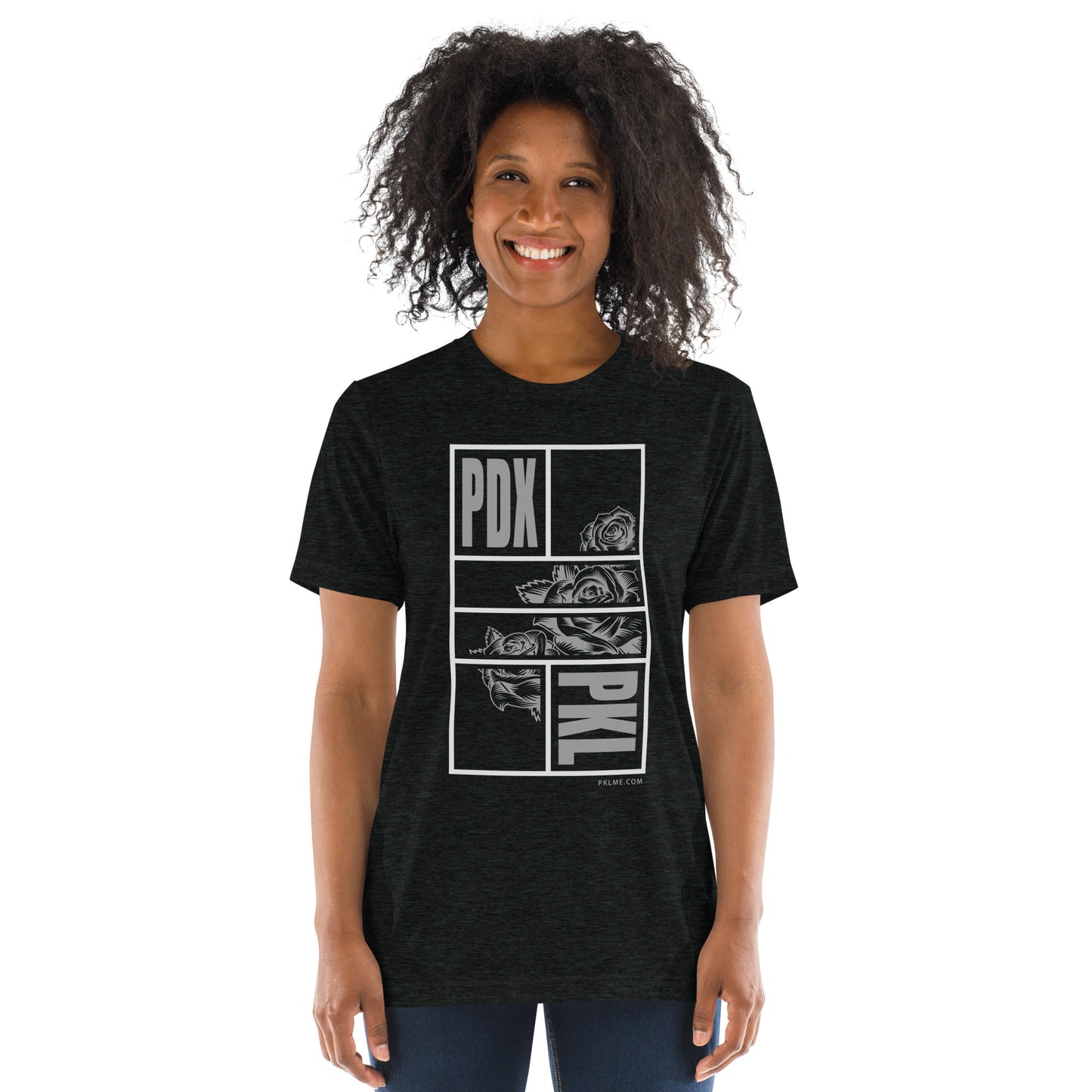 PKLme Unisex Triblend Pickleball Shirt - PNW - Portland