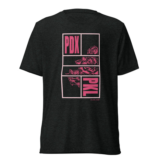 PKLme Unisex Triblend Pickleball Shirt - PDX - Portland