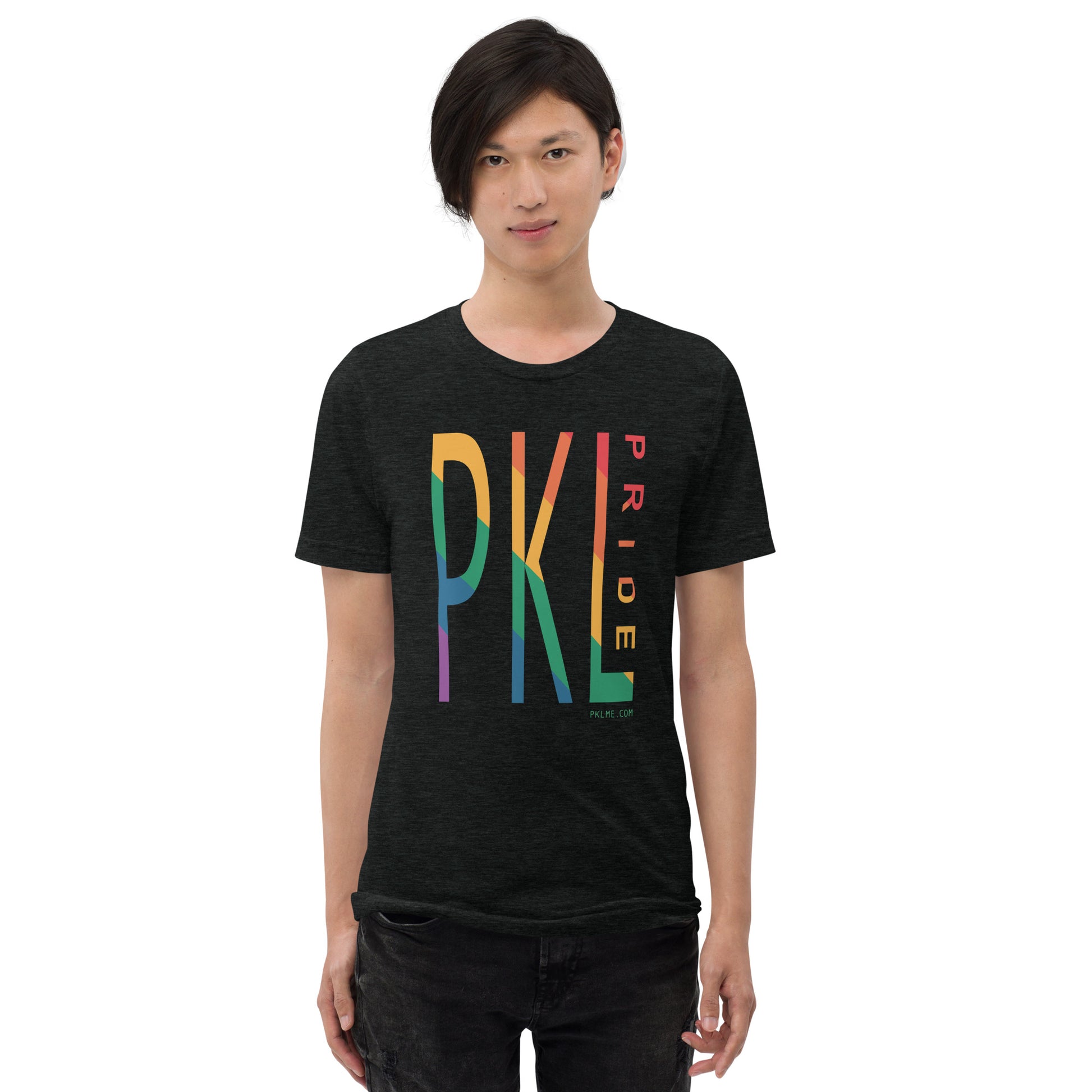 PKLme Unisex Triblend Pickleball Shirt - PKL - Pride