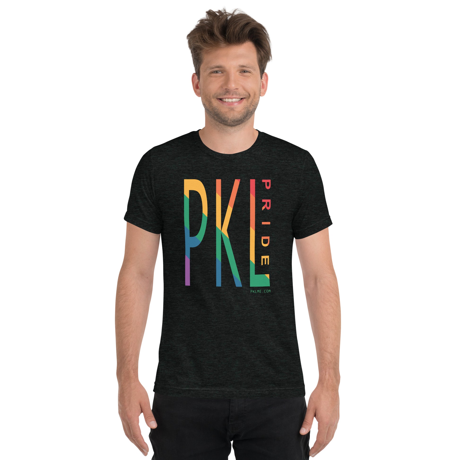 PKLme Unisex Triblend Pickleball Shirt - PKL - Pride