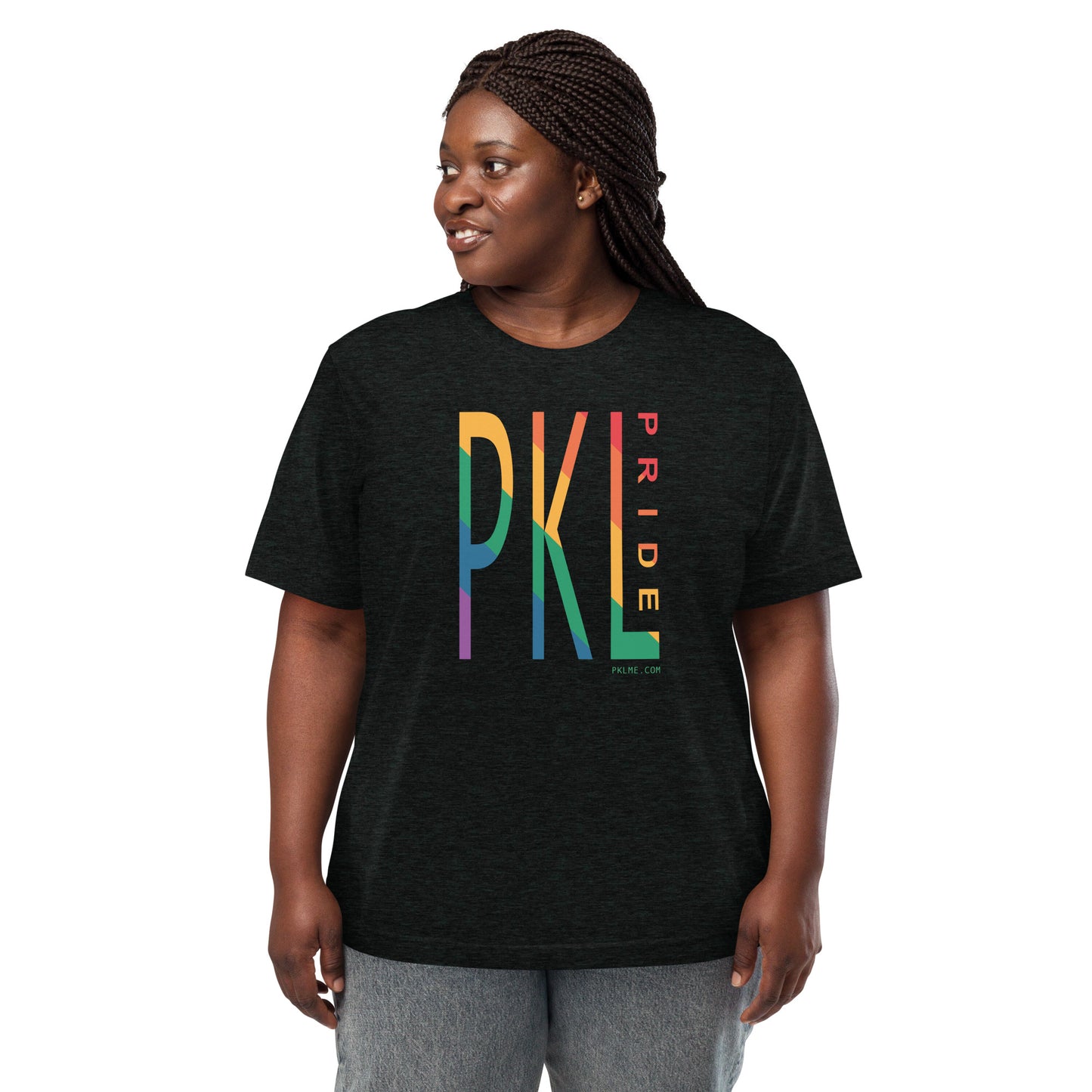 PKLme Unisex Triblend Pickleball Shirt - PKL - Pride