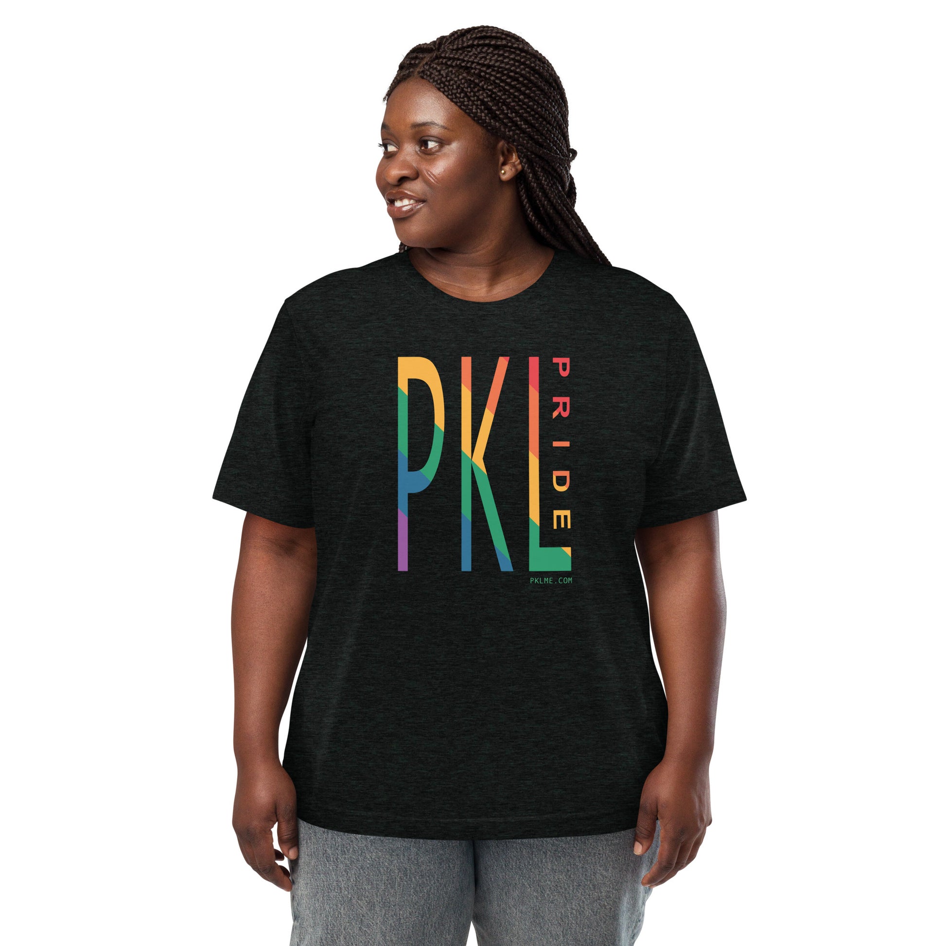 PKLme Unisex Triblend Pickleball Shirt - PKL - Pride