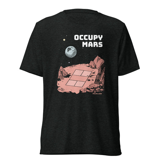 PKLme Unisex Triblend Pickleball Shirt - Occupy Mars