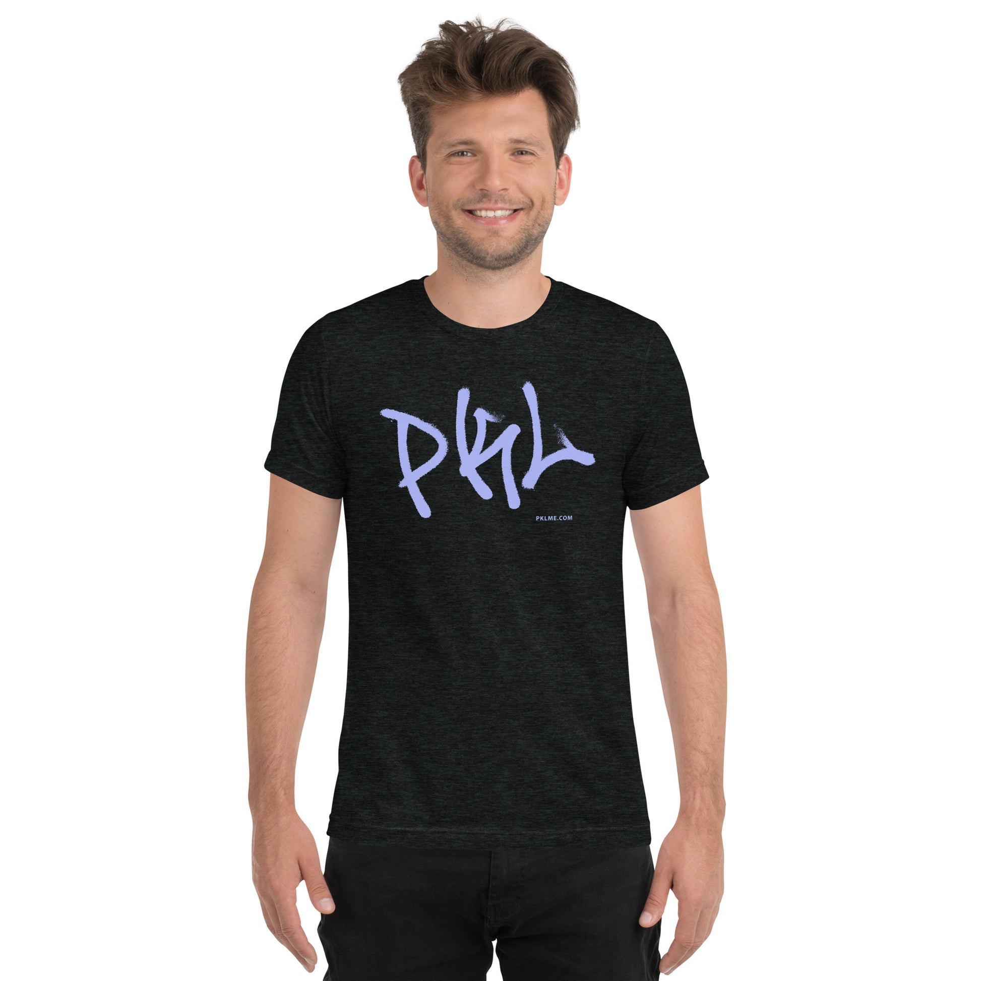 PKLme Unisex Triblend Pickleball Shirt - PKL - Grafitti