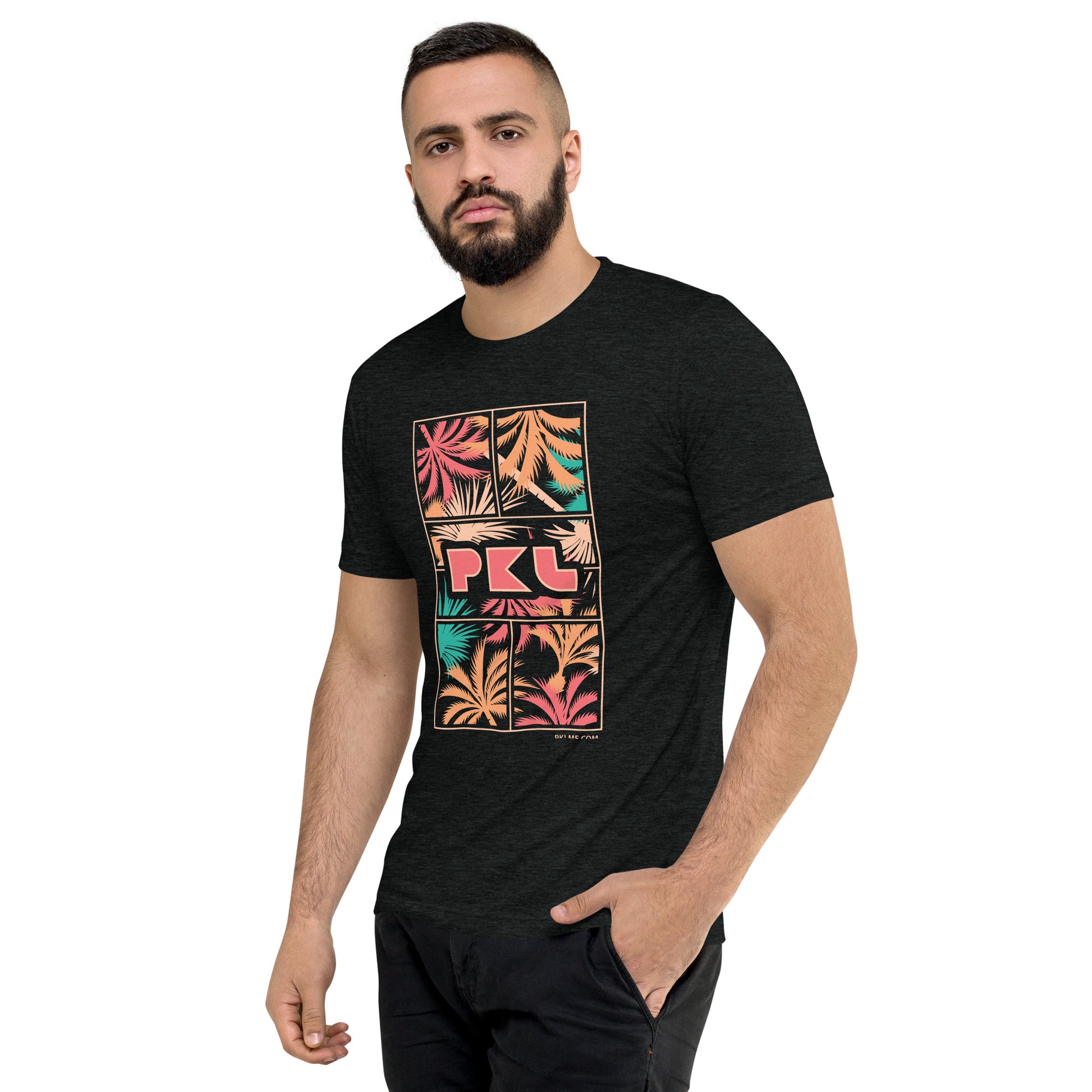 PKLme Unisex Triblend Pickleball Shirt - Court Series