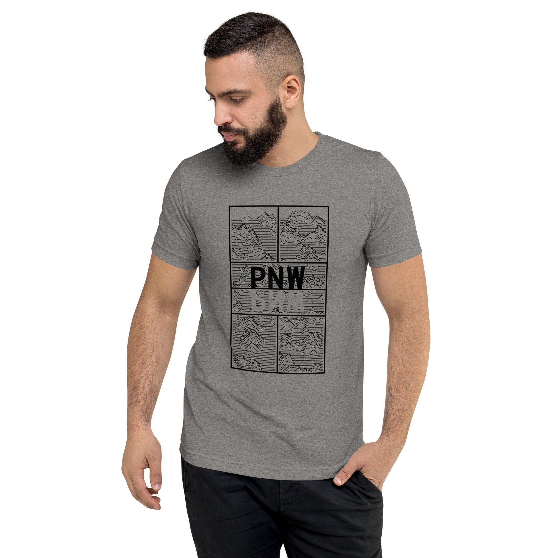 PKLme Unisex Triblend Pickleball Shirt - Court Series - PNW