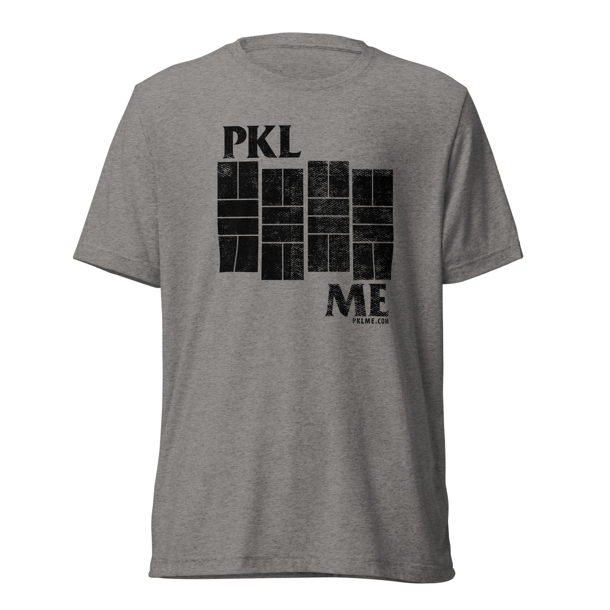 PKLme Unisex Triblend Pickleball Shirt - Funny - Black Flag