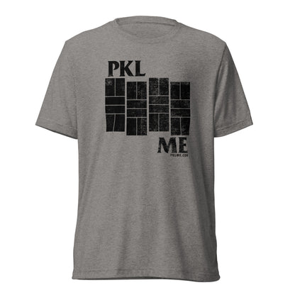 PKLme Unisex Triblend Pickleball Shirt - Funny - Black Flag