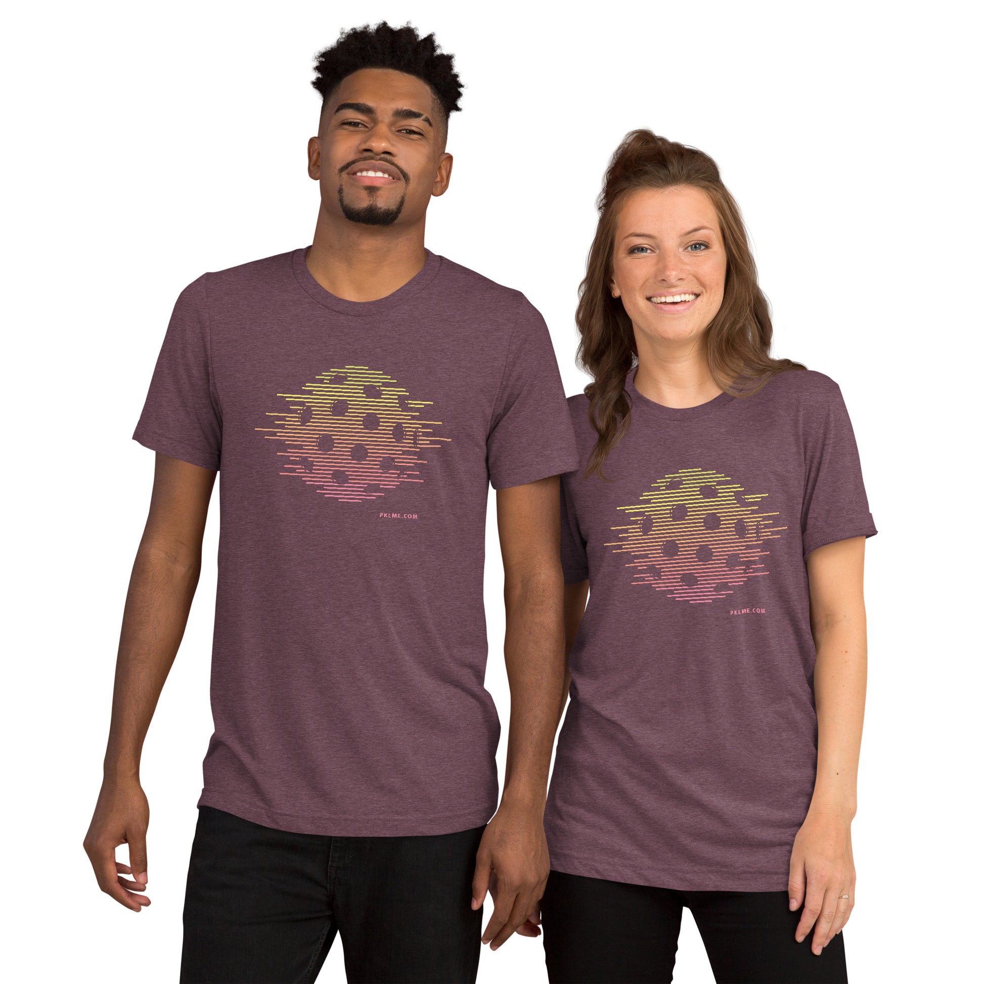 PKLme Unisex Triblend Pickleball Shirt - Artsy