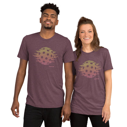 PKLme Unisex Triblend Pickleball Shirt - Artsy