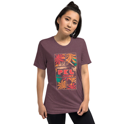 PKLme Unisex Triblend Pickleball Shirt - Court Series