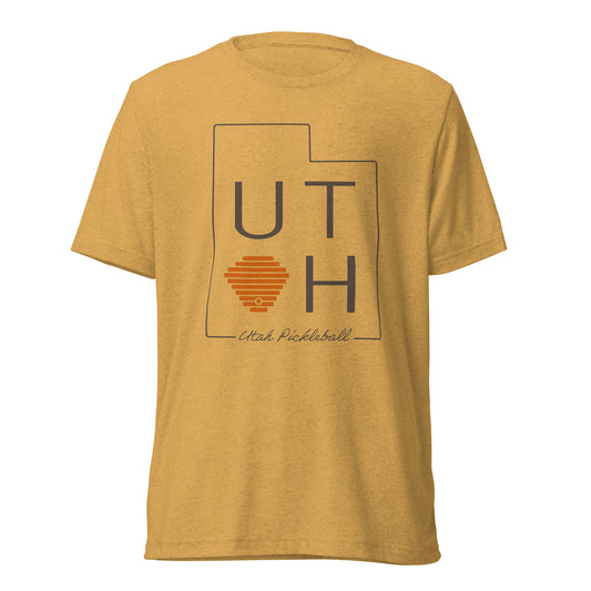 PKLme Unisex Triblend Pickleball Shirt - Utah