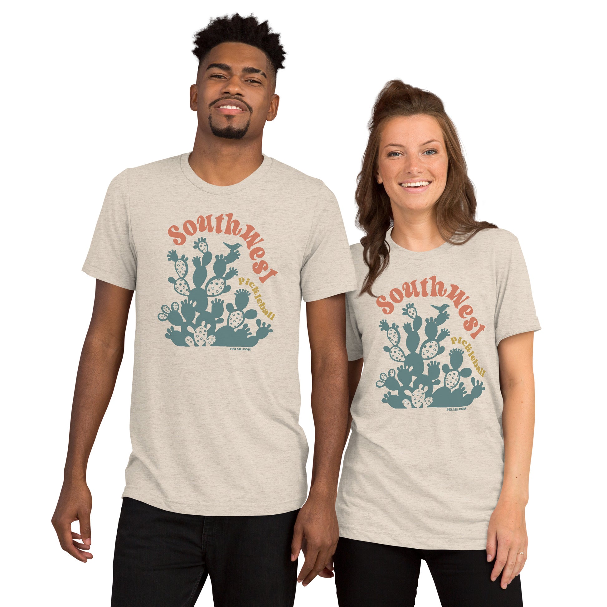 PKLme Unisex Triblend Pickleball Shirt - Southwest