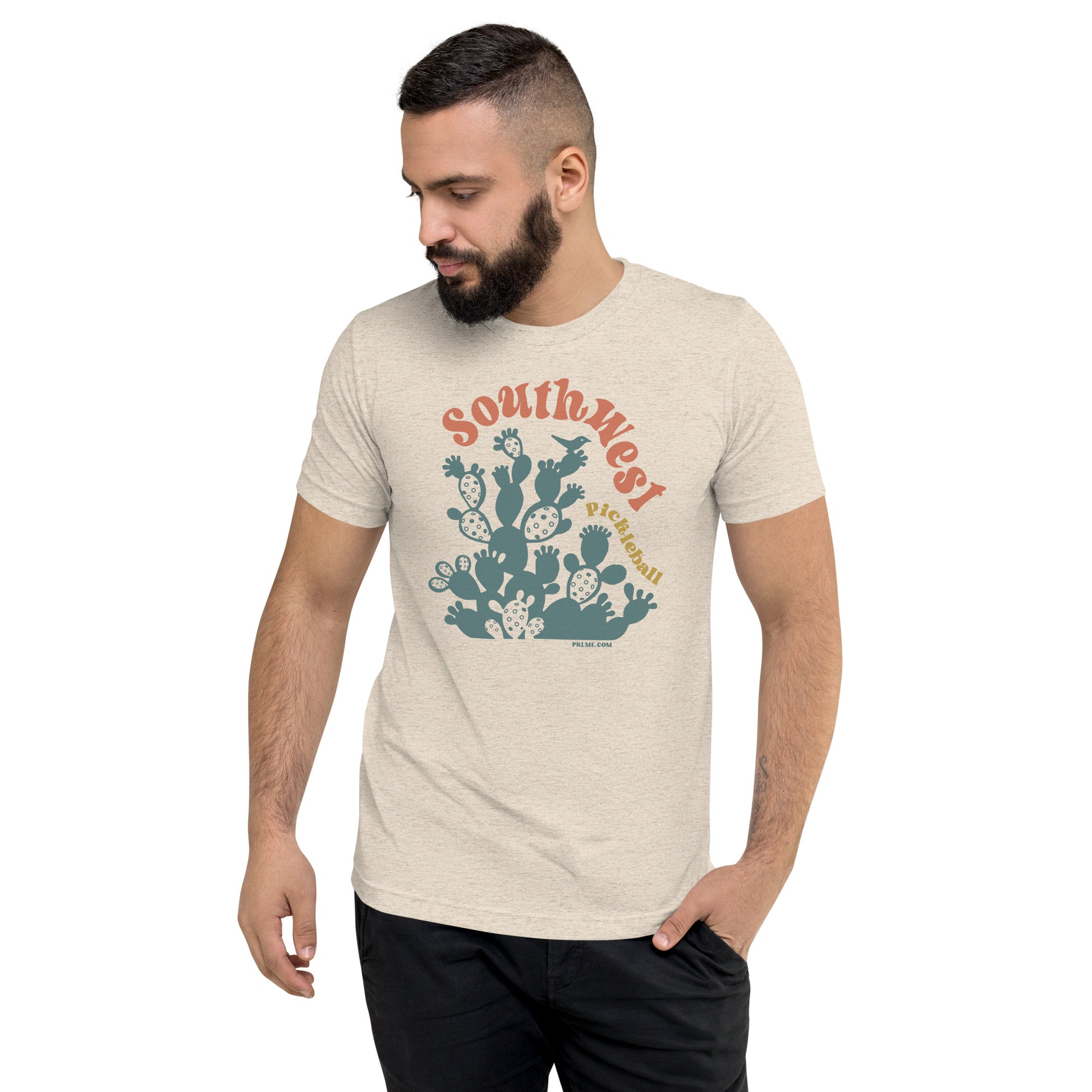 PKLme Unisex Triblend Pickleball Shirt - Southwest