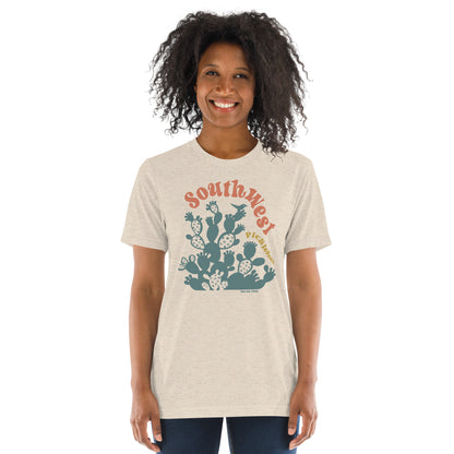 PKLme Unisex Triblend Pickleball Shirt - Southwest