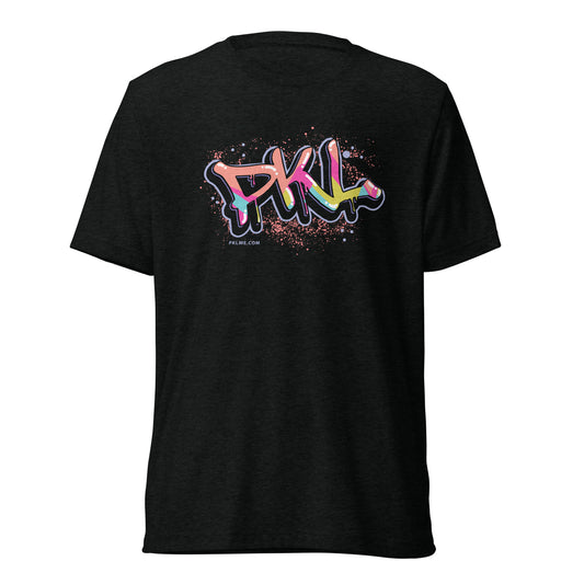 PKLme Unisex Triblend Pickleball Shirt - PKL - Grafitti