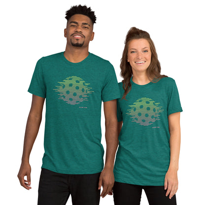 PKLme Unisex Triblend Pickleball Shirt - Artsy