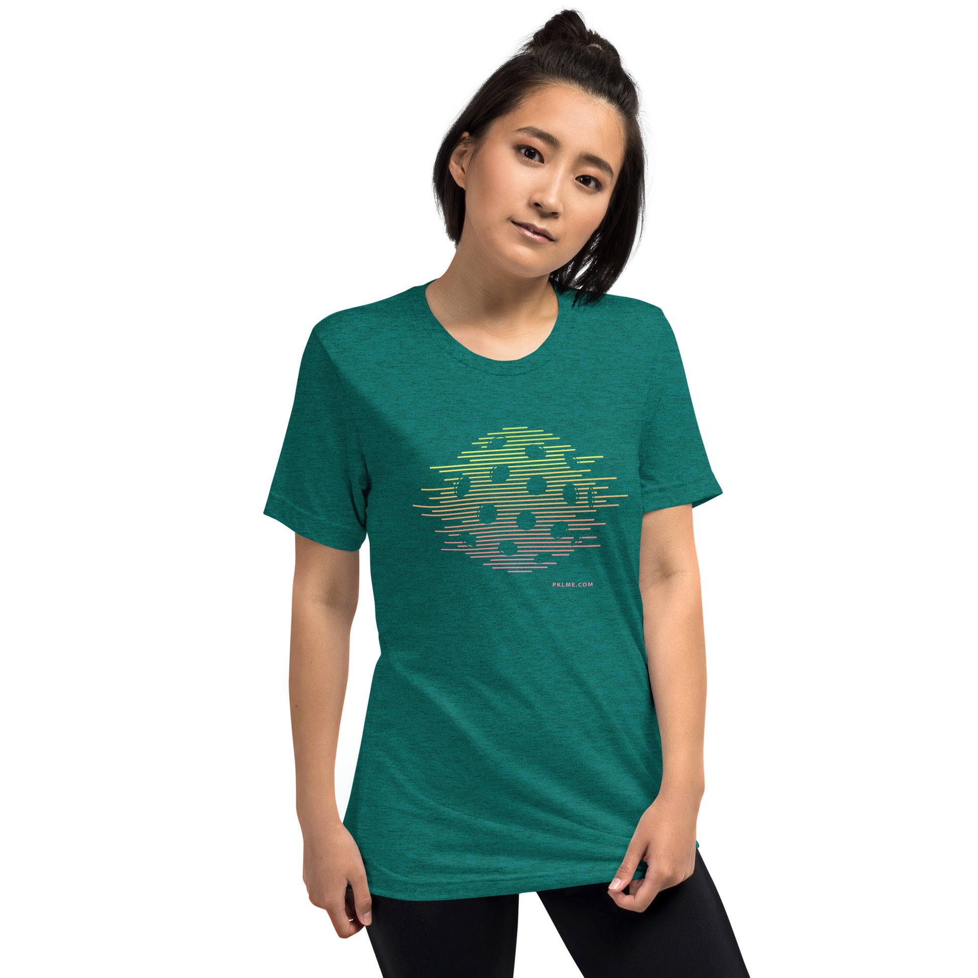 PKLme Unisex Triblend Pickleball Shirt - Artsy