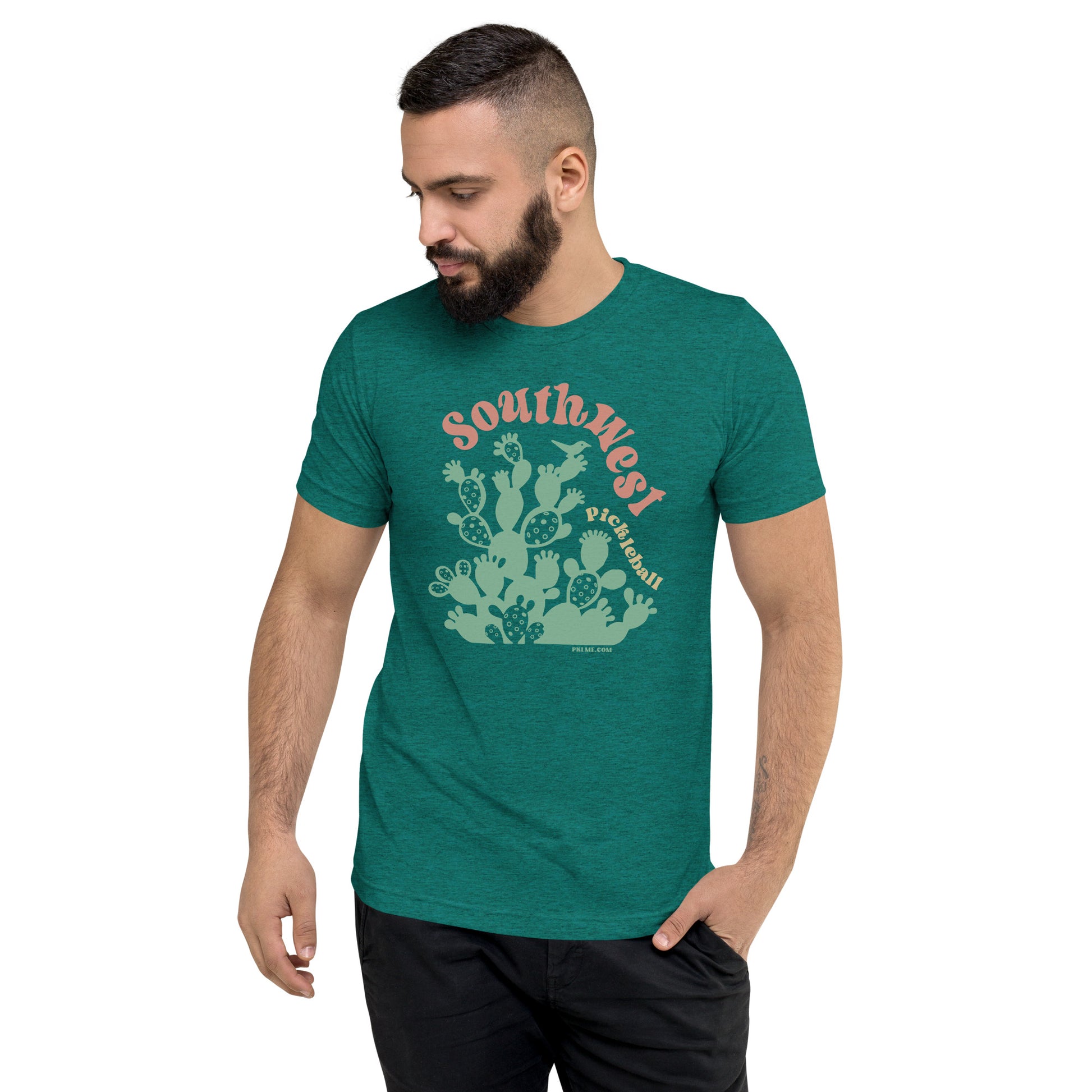 PKLme Unisex Triblend Pickleball Shirt - Southwest