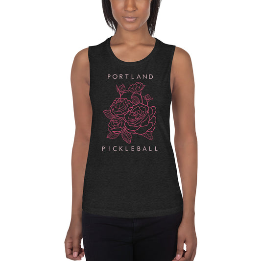 PKLme Womens Lightweight Tank Top Shirt - PNW - Portland